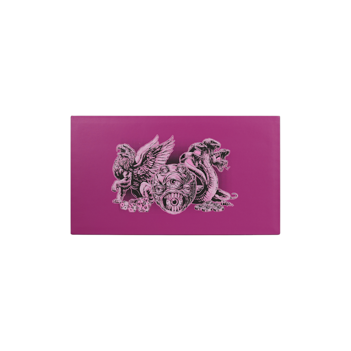 Lets Play Games 259026 Essentials Dice Case Maxi Magenta / Rose