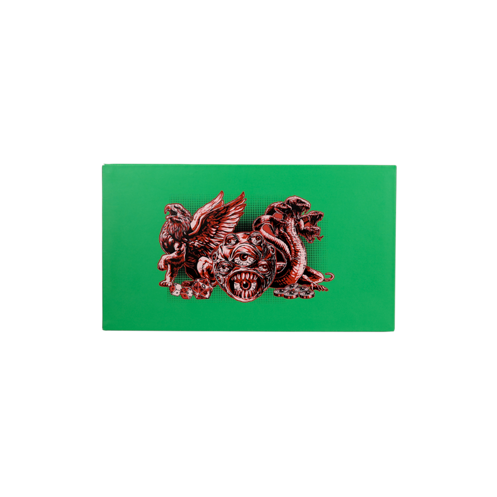 Lets Play Games 259028 Essentials Dice Case Maxi Teal / Crimson