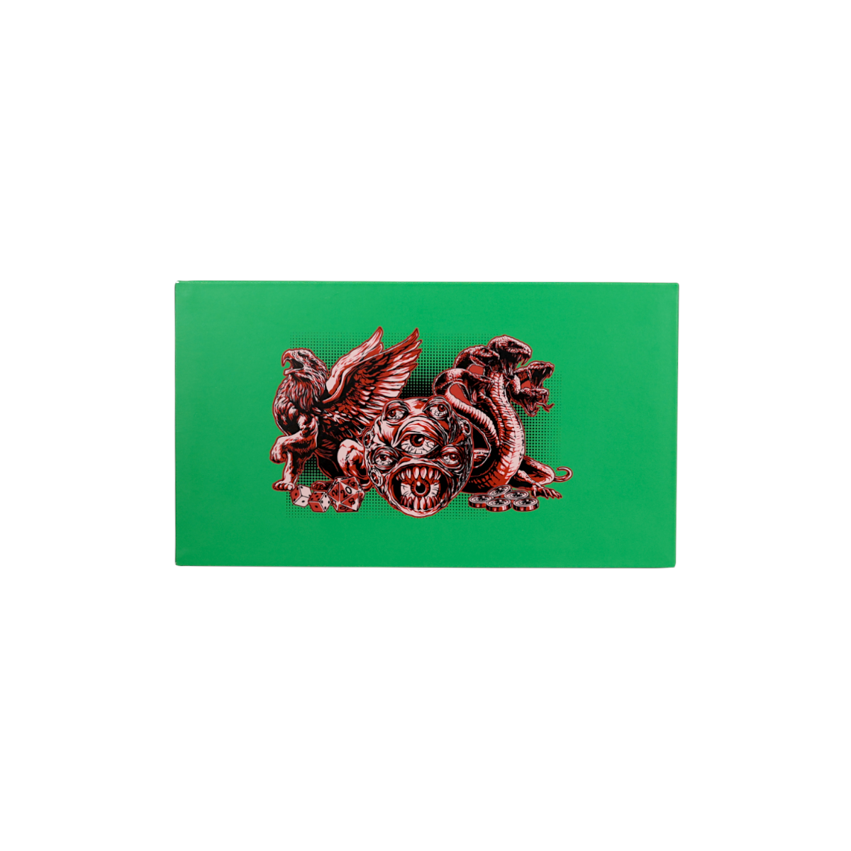 Lets Play Games 259028 Essentials Dice Case Maxi Teal / Crimson
