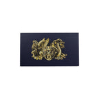 Lets Play Games 259024 Essentials Dice Case Maxi Vibrant Blue / Brass