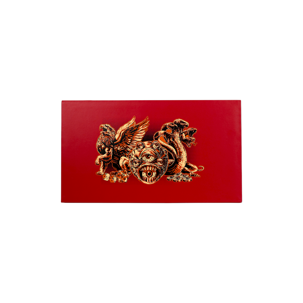 Lets Play Games 259025 Essentials Dice Case Maxi Scarlet / Copper