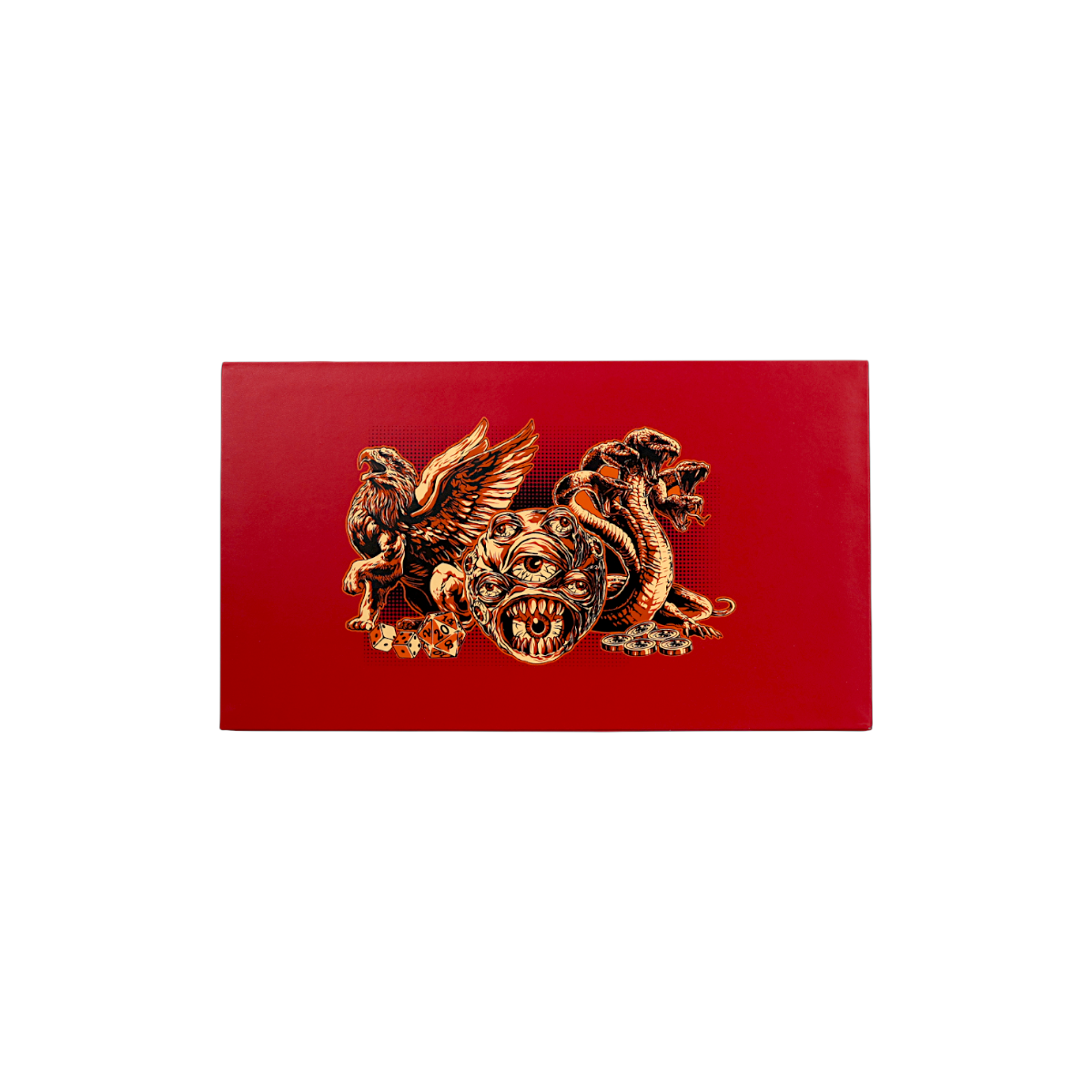Lets Play Games 259025 Essentials Dice Case Maxi Scarlet / Copper