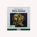 Lets Play Games 259038 Essentials Dice Arena Vibrant Blue / Brass