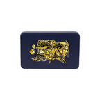 Lets Play Games 259017 Essentials Dice Case Vibrant Blue / Brass