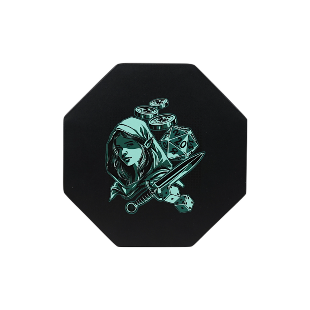 Lets Play Games 259044 Essentials Dice Arena Slate / Lich green