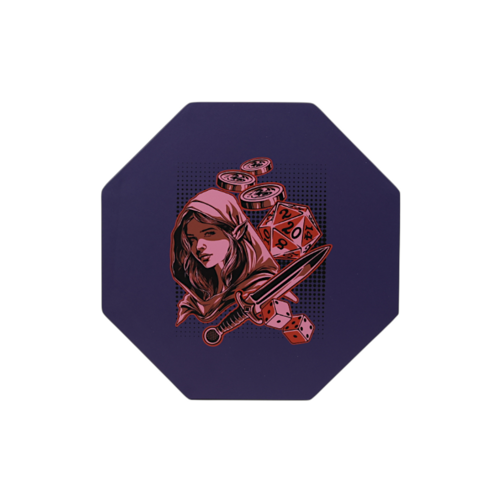 Lets Play Games 259041 Essentials Dice Arena Deep Blue / Burnt Burgundy