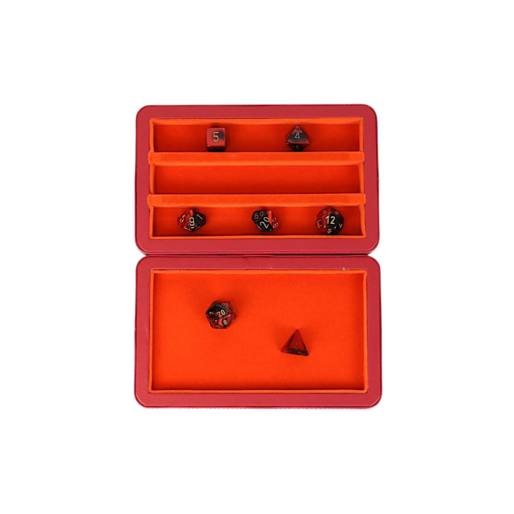 Lets Play Games 259018 Essentials Dice Case Scarlet / Copper