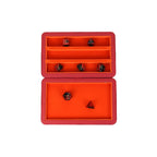 Lets Play Games 259018 Essentials Dice Case Scarlet / Copper