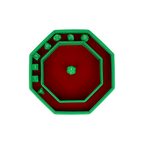 Lets Play Games 259042 Essentials Dice Arena Teal / Crimson