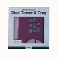 Lets Play Games 259033 Essentials Dice Tower and Mat Magenta / Rose