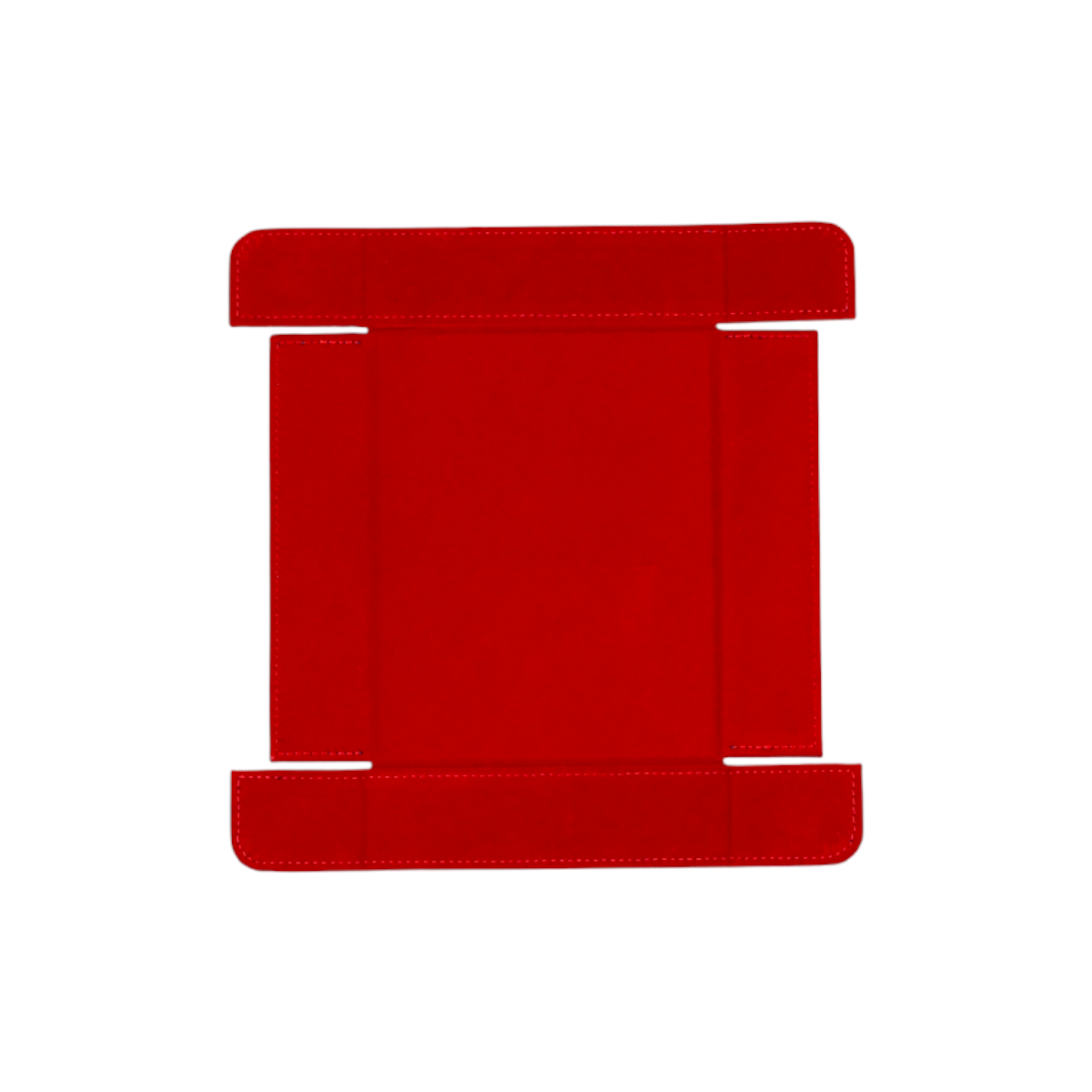 Lets Play Games 259035 Essentials Dice Tower and Mat Teal / Crimson