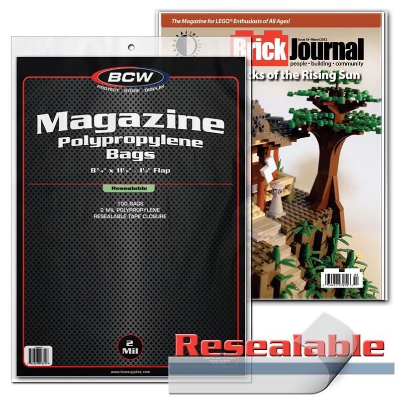 BCW / Monster BCW1-MAG-R BCW Resealable Magazine Bags (9250458271981)