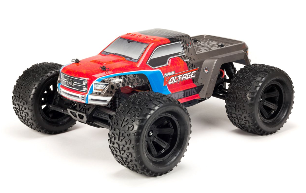 ARRMA Granite Voltage 2WD Mega RTR Red/Black RC Monster Truck 1/10 Scale