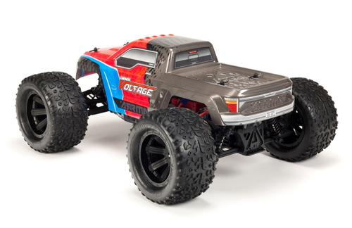 ARRMA ARA102727IT3 Granite Voltage 2WD Mega 1/10 MT RTR Red/Black Includes Metal Gear Savox Servo NiMh Battery & Charger (8347879375085)