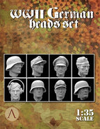 Scale 75 Figures Warfront Wwii German Head Set 35mm