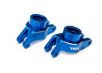 Traxxas 10252-BLUE Aluminum Stub Axle Carriers (L&R) (9070144094445)