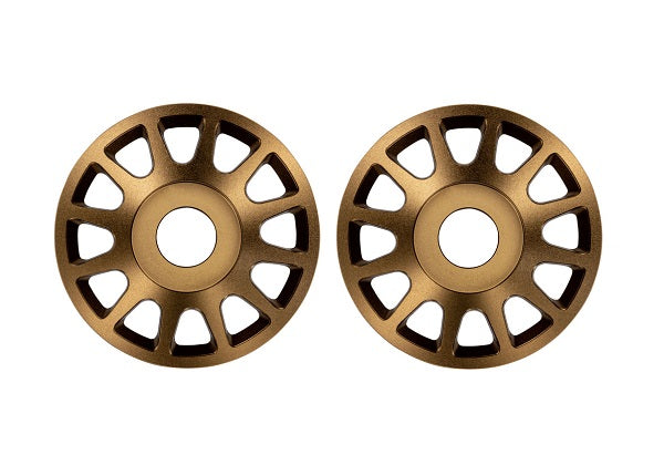 Traxxas 10274-BRNZ Pro Scale Aluminum Wheel Centers (2) - Hobby City NZ (9070144159981)
