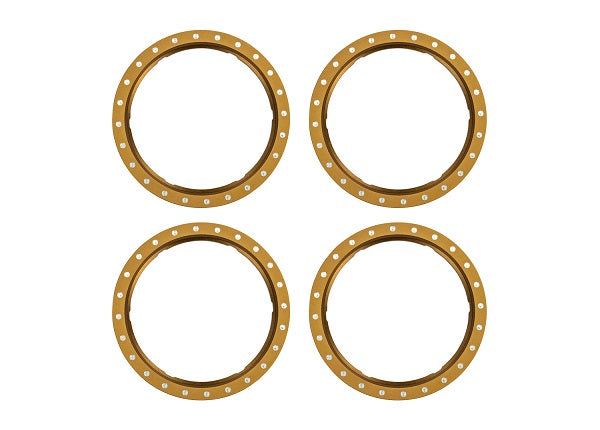 Traxxas 10276-BLK Pro Scale Aluminum Beadlock Rings (4) (9070144225517)