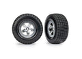 Traxxas 10475 Tires & Wheels Sct Stn Chrm 2.0/Hoosr F/R (8806074613997)