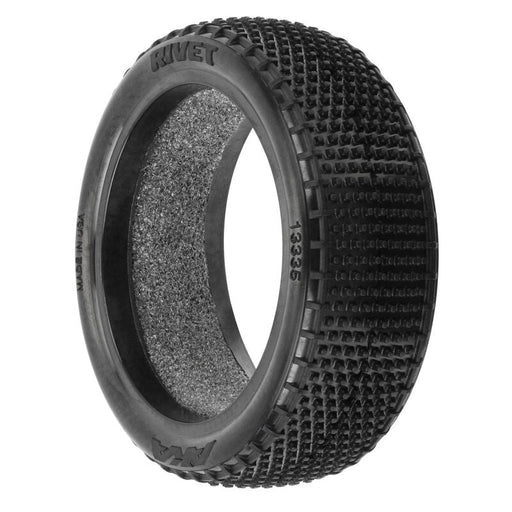 AKA AKA13335HR 1/10 Rivet Medium Carpet 4Wd Front 2.2 Off-Road Buggy Tires (2) - Hobby City NZ