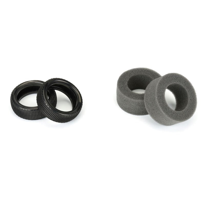 AKA AKA13335HR 1/10 Rivet Medium Carpet 4Wd Front 2.2 Off-Road Buggy Tires (2) (8319050055917)