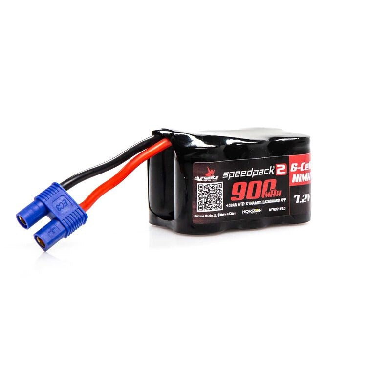 Dynamite Speedpack2 7.2V 900mAh 6C NiMH 3+3 EC3