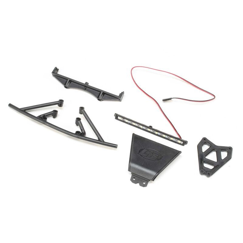 TLR LOSI LOS231060 Front Bumper w/LED: Tenacity TT Pro (8319079448813)