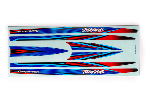 Traxxas 10698 Hull Decal Set Disruptor