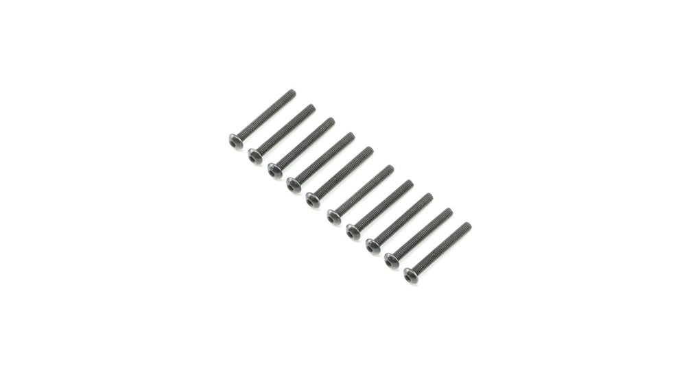 TLR LOSI LOS235024 Button Head Screws M3x25mm (10) (8319087050989)