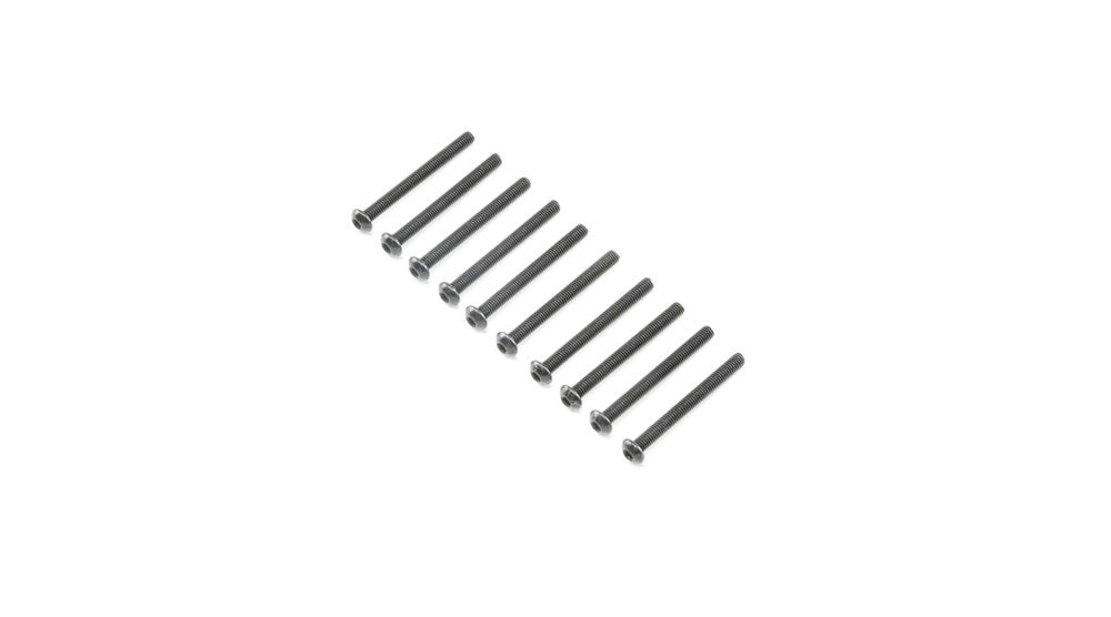 TLR LOSI LOS235025 Button Head Screws M3x30mm (10) (8319087182061)