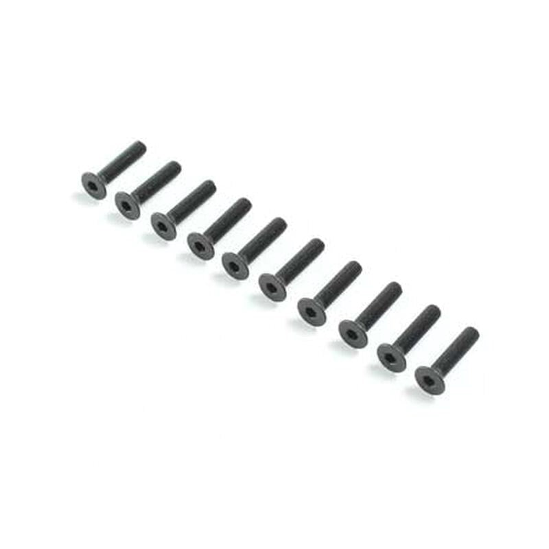 TLR LOSI LOS235178 Flat Head Screws M3 x 14mm (10) (8319087640813)