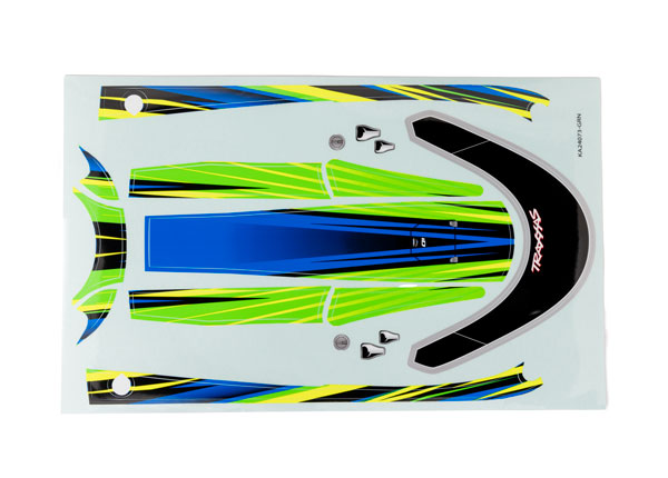 Traxxas 10699 Hatch Decal Set Disruptor (8806080872685)