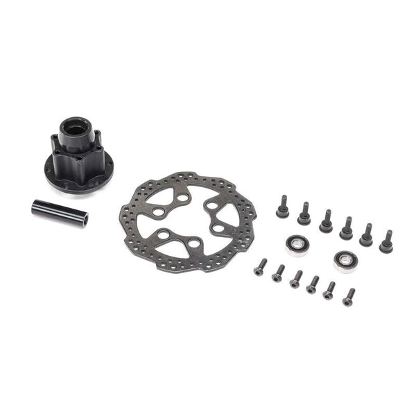 Team Losi Racing Complete Front Hub Assembly Promoto-MX RC Motorcycle Spare Part - LOS262013