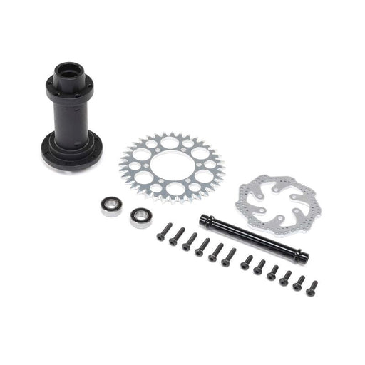 TLR LOSI LOS262014 Complete Rear Hub Assembly Promoto-MX - Hobby City NZ