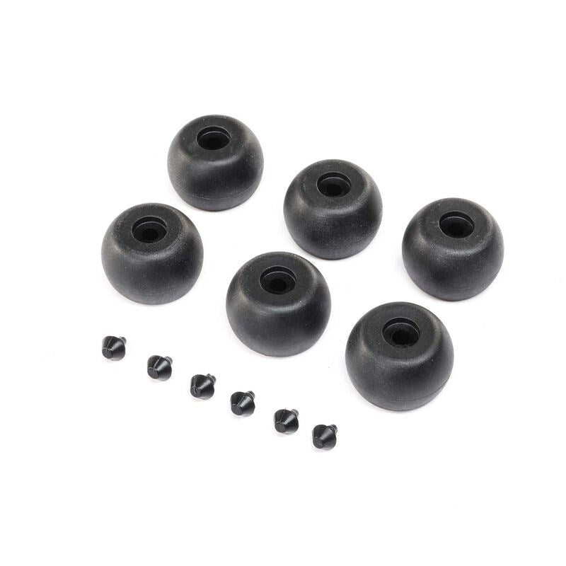 TLR LOSI LOS264003 Lean Bar Wheels & Stops (6): Promoto-MX (8319098257645)