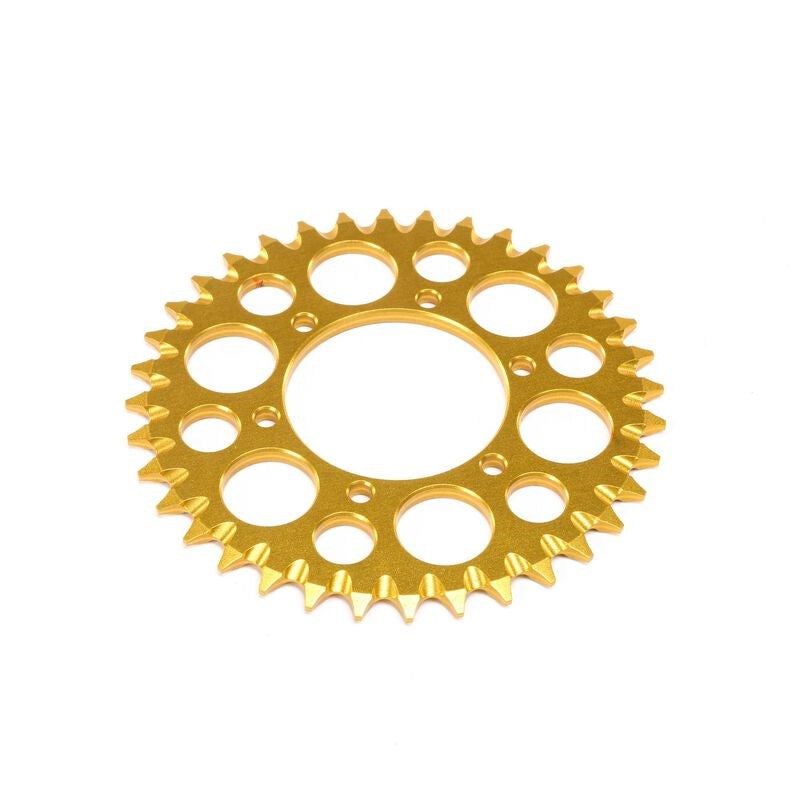 TLR LOSI LOS362007 Hub Chain Sprocket Gold: Promoto-MX - Hobby City NZ
