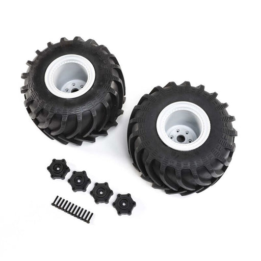TLR LOSI LOS43034 Mounted Monster Truck Tires L/R: LMT - Hobby City NZ