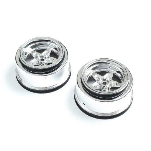 TLR LOSI LOS43046 Rear Wheel Chrome (2): 22S Drag - Hobby City NZ