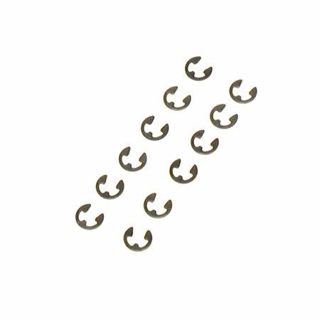 TLR LOSI LOSA6100 1/8" E-Clips (12pcs) (8319130173677)