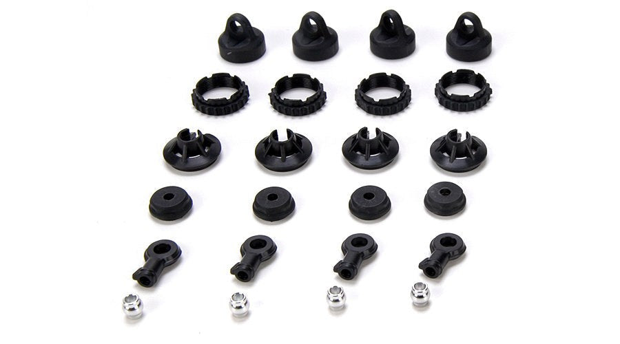 TLR LOSI LOSB2904 Shock Plastics Set (4): 10-T (8319153996013)