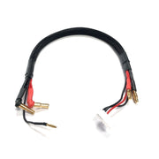 RC Pro RCP-BM043 4-5mm Stepped Bullet  4mm Bullet Charge Lead 300mm long 2S Balance with 7pin XH Plug - Hobby City NZ