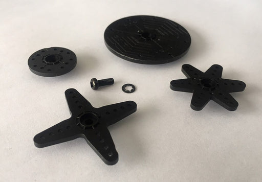 Savox SH-20M Horn Set 1ea 4 & 5 arm 20mm & 45mm round Suit Standard Size Servo w/25T Spline (Futaba) - Hobby City NZ