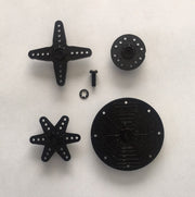 Savox SH-20M Horn Set 1ea 4 & 5 arm 20mm & 45mm round Suit Standard Size Servo w/25T Spline (Futaba) - Hobby City NZ