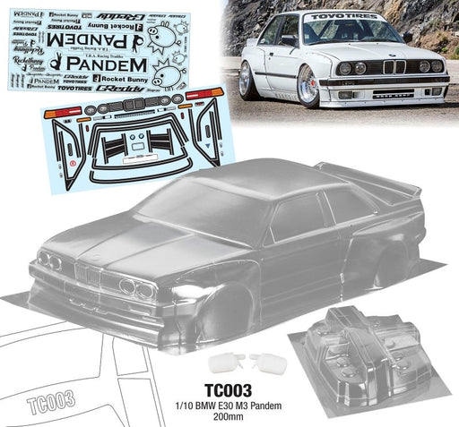 Team C TC003 1/10 BMW M3 E30 200mm - Hobby City NZ
