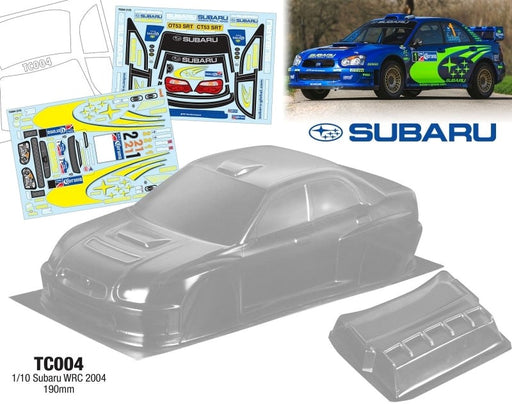 Team C TC004 1/10 SUBARU WRC 2004 190MM - Hobby City NZ