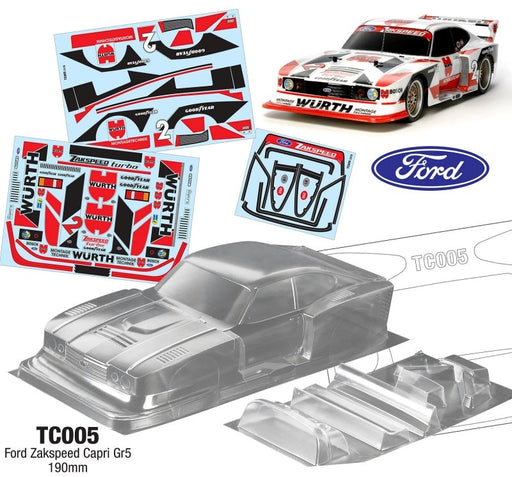 Team C TC005 1/10 Wurth Ford Zakspeed Capri Gr5 190mm - Hobby City NZ