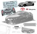 Team C TC006-L 1/10 Toyota Supra GR  W/Lexan Rear Wing 190mm Wide WB 258mm (8319231295725)