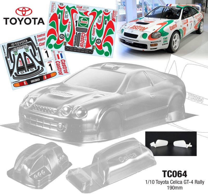 Team C TC064 1/10 Toyota Celica GT-4 Rally 190mm by Team C - Hobby City NZ
