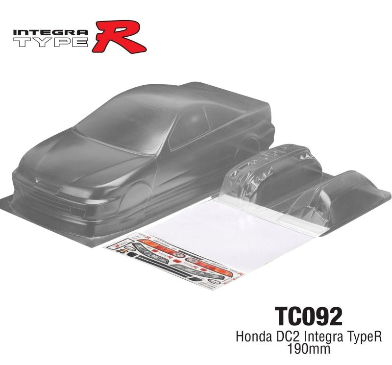 Team C TC092 1/10 Honda DC2 Integra TypeR 190mm - Hobby City NZ