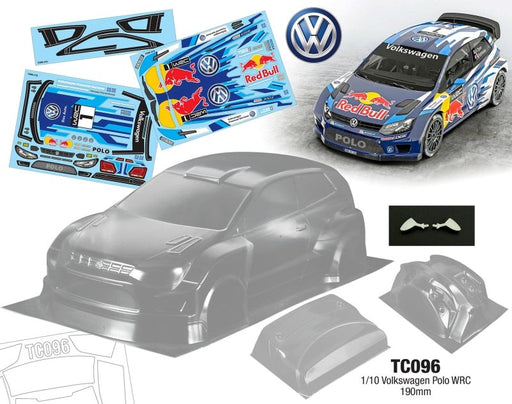 Team C TC096 1/10 Volkswagen Polo WRC 190mm Wide - Hobby City NZ